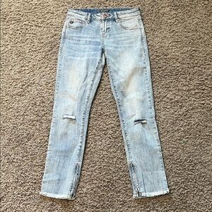 Dear John Light Blue Cropped Jeans